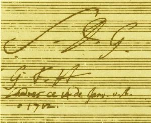 SDG: "Soli Deo Gloria" ends Handel’s signed MS